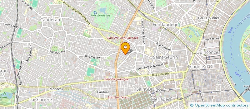 localisation de l'entreprise SCI BR  BORDEAUX