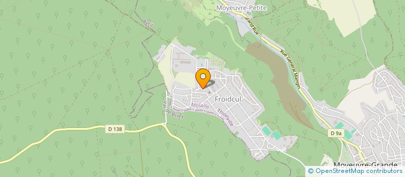 localisation de l'entreprise SCI BR BG  MOYEUVRE-GRANDE