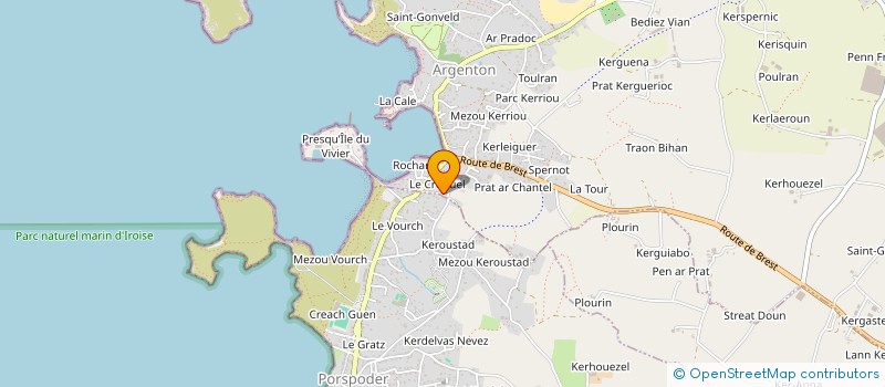 localisation de l'entreprise SCI BR HABITAT  LANDUNVEZ