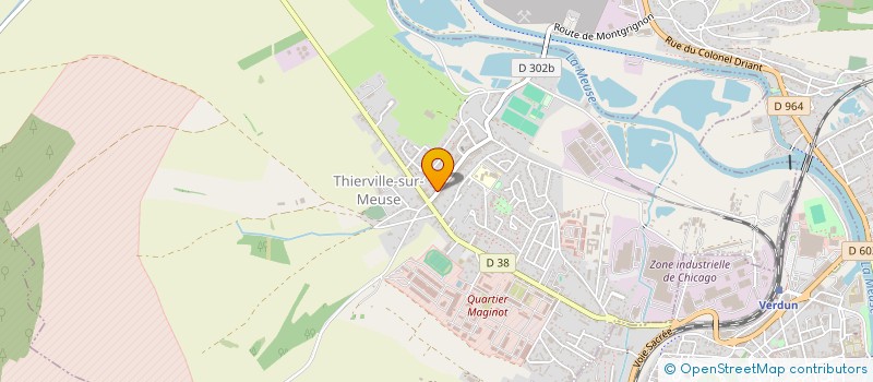 localisation de l'entreprise SCI BR IMMO à THIERVILLE-SUR-MEUSE