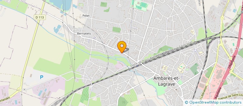 localisation de l'entreprise SCI BR IMMO CONCEPT  AMBARES-ET-LAGRAVE