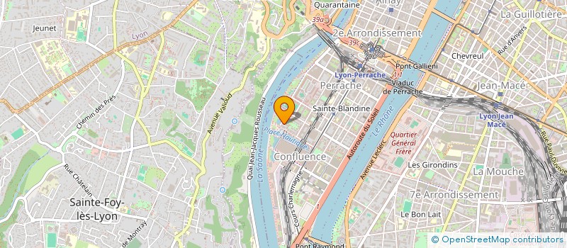 localisation de l'entreprise SCI BR IMMOBILIER  LYON