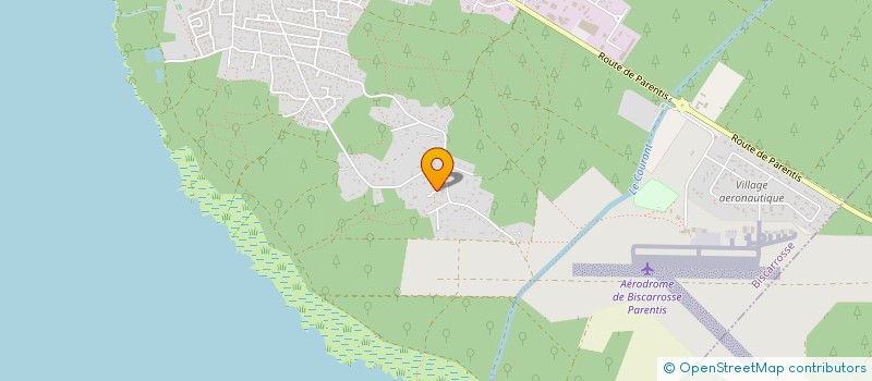 localisation de l'entreprise SCI BR KINE  BISCARROSSE