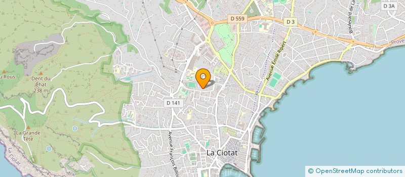 localisation de l'entreprise SCI BR LES CINQ  LA CIOTAT