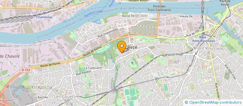 localisation de l'entreprise SCI BR8MROCHER  REZE