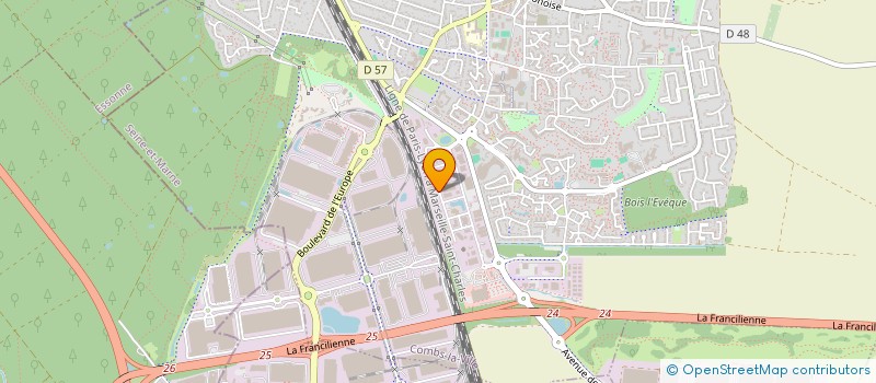 localisation de l'entreprise SCI BRA  LIEUSAINT