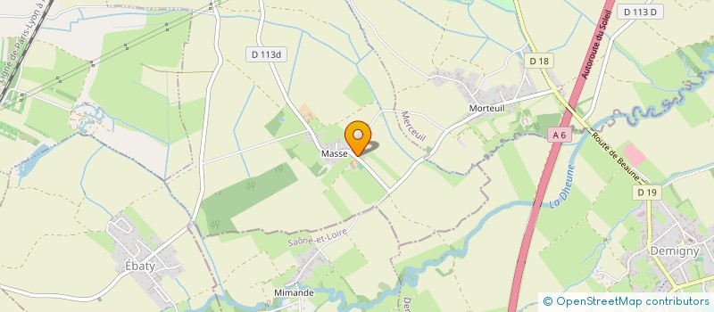 localisation de l'entreprise SCI BRA  CORCELLES-LES-ARTS