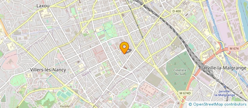 localisation de l'entreprise SCI BRABOIS CADUCEE à NANCY