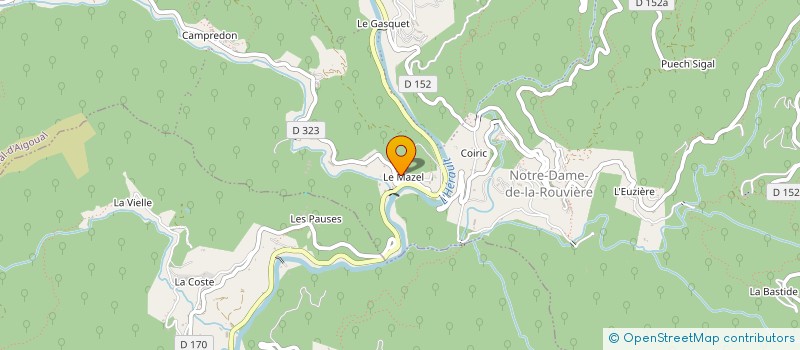 localisation de l'entreprise SCI BRABOUSE  VAL-D'AIGOUAL