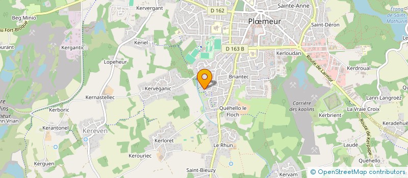 localisation de l'entreprise SCI BRAC à PLOEMEUR