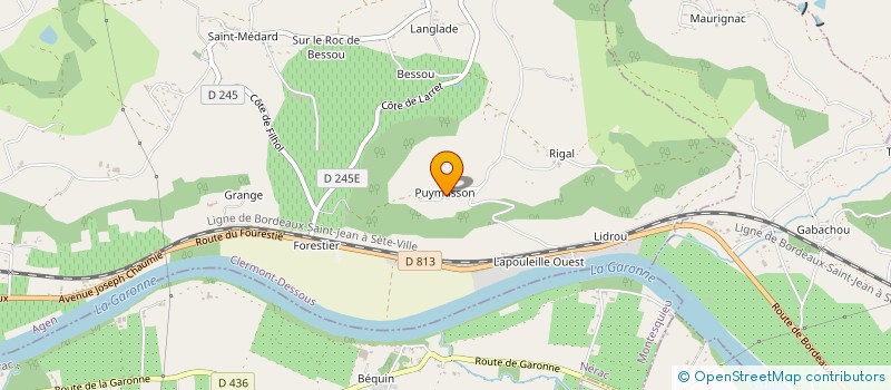 localisation de l'entreprise SCI BRACHERIC  BAZENS