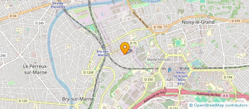 localisation de l'entreprise SCI BRACQUART à BRY-SUR-MARNE