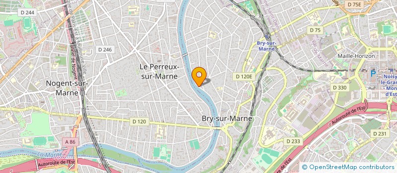 localisation de l'entreprise SCI BRAD à BRY-SUR-MARNE
