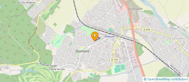 localisation de l'entreprise SCI BRADA  DOMONT