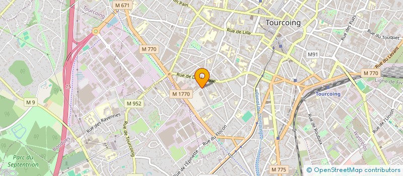 localisation de l'entreprise SCI BRADFORD  TOURCOING