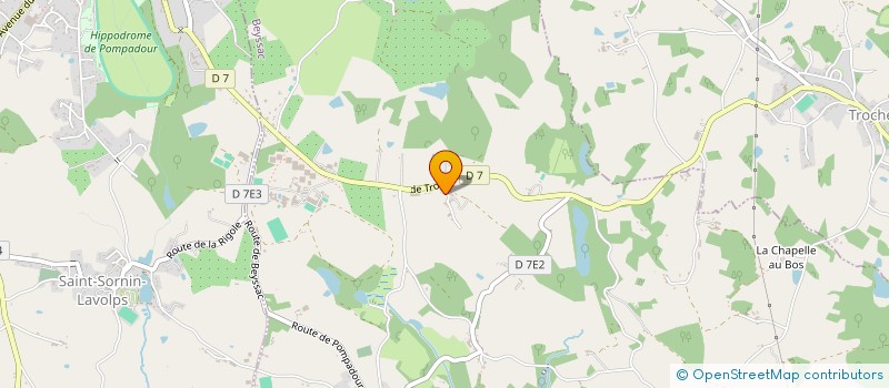 localisation de l'entreprise SCI BRADSHAW  BEYSSAC