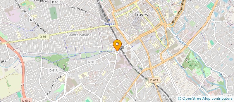 localisation de l'entreprise SCI BRADY à TROYES