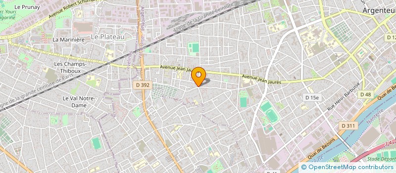 localisation de l'entreprise SCI BRAGANCA  ARGENTEUIL