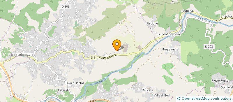 localisation de l'entreprise SCI BRAGNETA à BASTELICACCIA