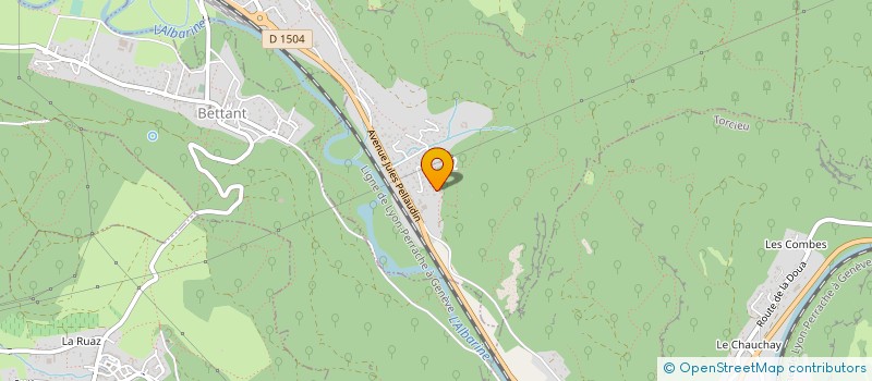 localisation de l'entreprise SCI BRAHMS  AMBERIEU-EN-BUGEY