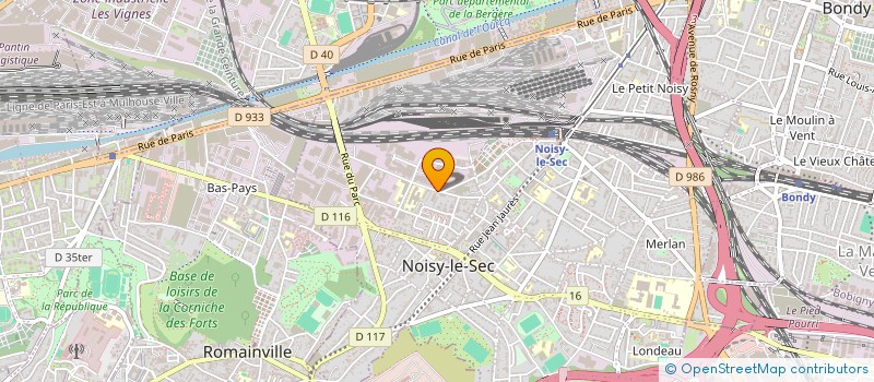 localisation de l'entreprise SCI BRAIK MC à NOISY-LE-SEC