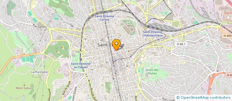 localisation de l'entreprise SCI BRAILLE REPUBLIQUE  SAINT-ETIENNE