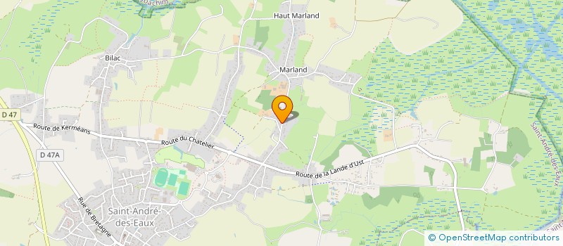 localisation de l'entreprise SCI BRAIS  SAINT-ANDRE-DES-EAUX