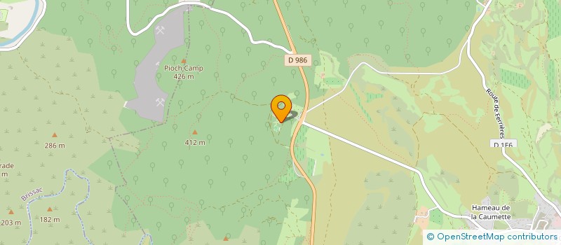 localisation de l'entreprise SCI BRAM'S HORIZONS  NOTRE-DAME-DE-LONDRES