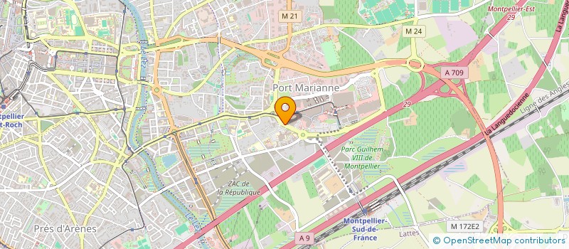 localisation de l'entreprise SCI BRAMA à MONTPELLIER