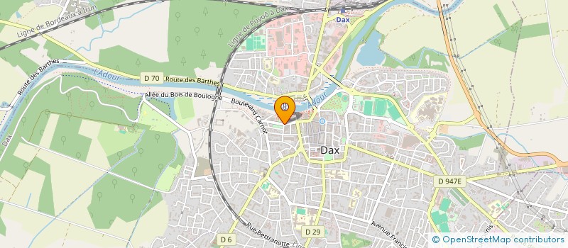 localisation de l'entreprise SCI BRAMAPON à DAX