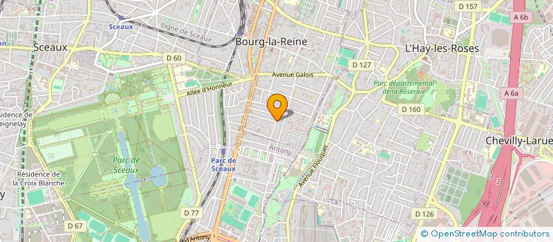 localisation de l'entreprise SCI BRAMAZ LOUVEL à BOURG-LA-REINE