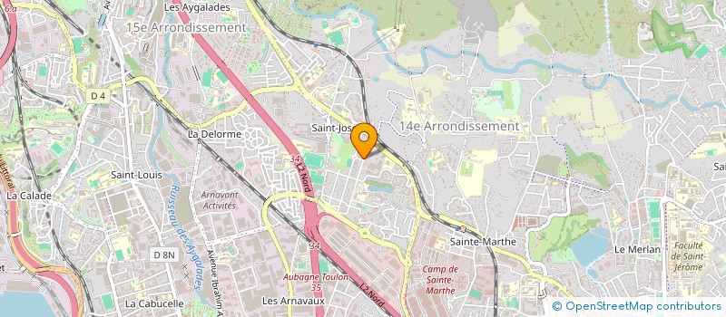localisation de l'entreprise SCI BRAMEL à MARSEILLE