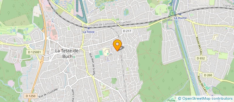 localisation de l'entreprise SCI BRAMELOUP à LA TESTE-DE-BUCH