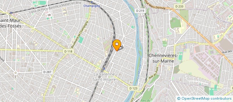 localisation de l'entreprise SCI BRAMI FIVE à SAINT-MAUR-DES-FOSSES