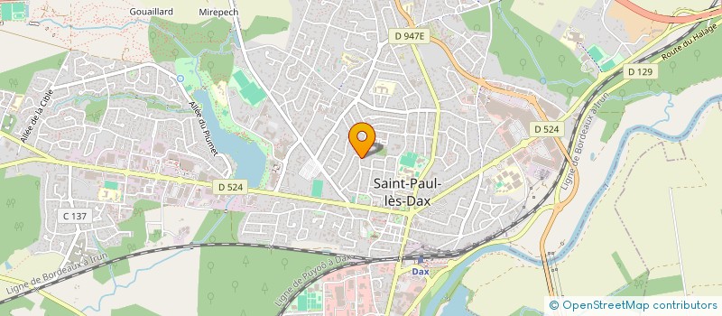 localisation de l'entreprise SCI BRAMIEN  SAINT-PAUL-LES-DAX