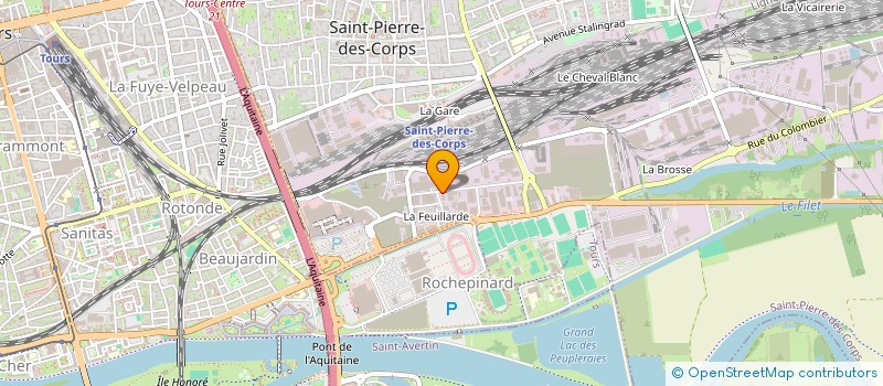 localisation de l'entreprise SCI BRAMS  SAINT-PIERRE-DES-CORPS