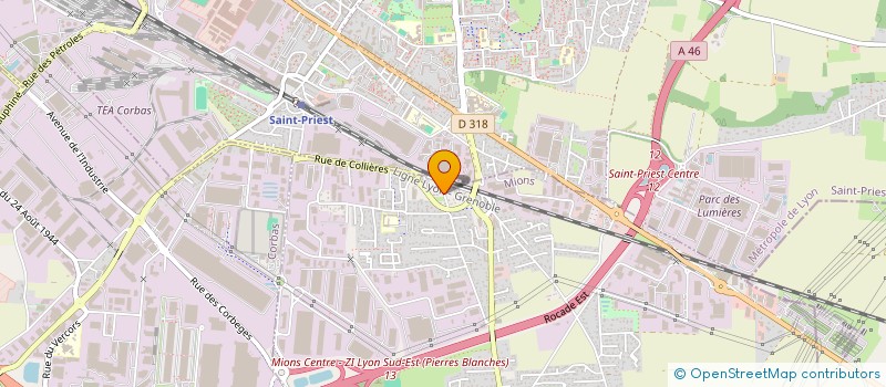 localisation de l'entreprise SCI BRAMSON  MIONS