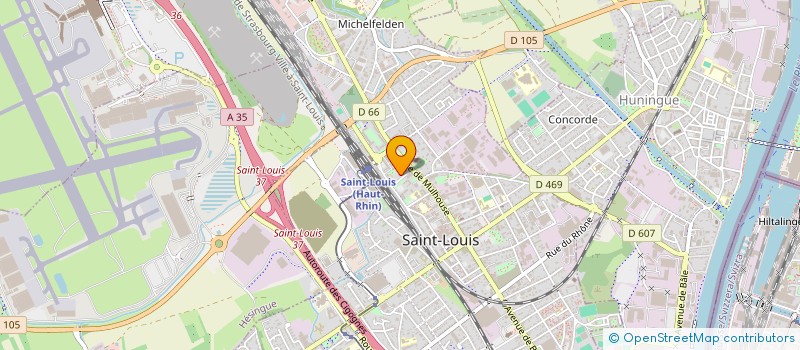 localisation de l'entreprise SCI BRANCAZ  SAINT-LOUIS