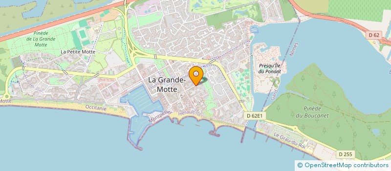 localisation de l'entreprise SCI BRANCE  LA GRANDE-MOTTE