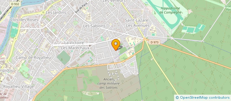 localisation de l'entreprise SCI BRANCHEVAS  COMPIEGNE