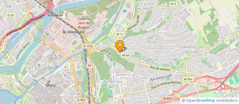 localisation de l'entreprise SCI BRANCHI à SAINT-JULIEN-LES-METZ