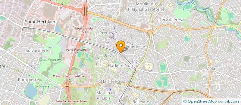 localisation de l'entreprise SCI BRANCHOIRE  SAINT-HERBLAIN