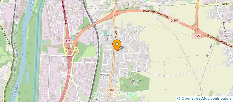 localisation de l'entreprise SCI BRANCO  FEYZIN