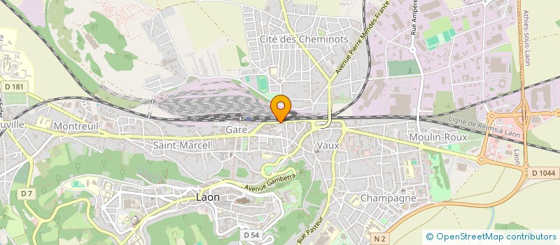 localisation de l'entreprise SCI BRANCOURT à LAON