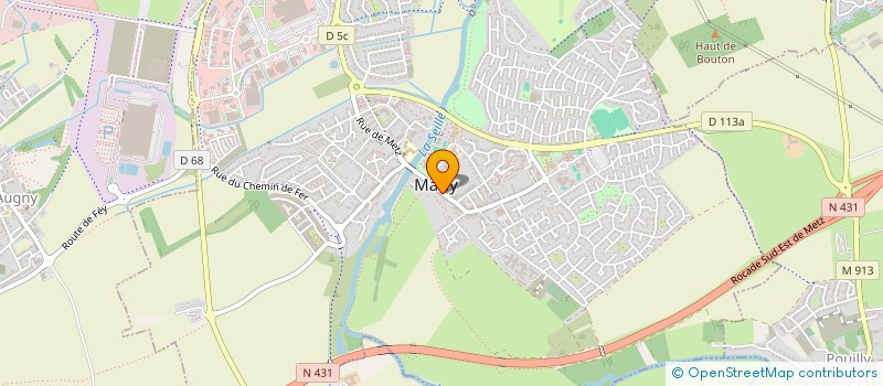 localisation de l'entreprise SCI BRANDENBOURGER  MARLY