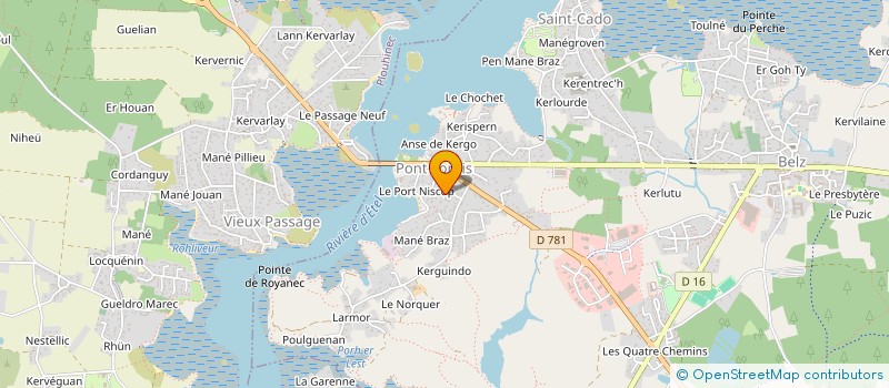 localisation de l'entreprise SCI BRANDERIE  BELZ