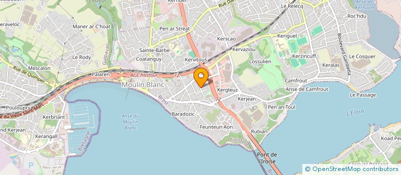 localisation de l'entreprise SCI BRANDILY  LE RELECQ-KERHUON