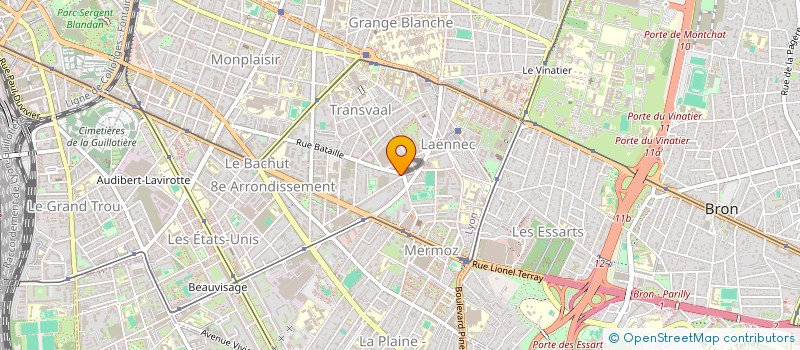 localisation de l'entreprise SCI BRANDON  LYON