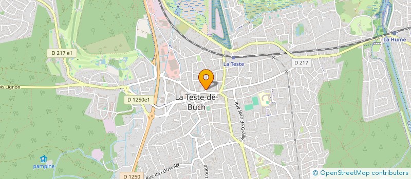 localisation de l'entreprise SCI BRANDOUY à LA TESTE DE BUCH