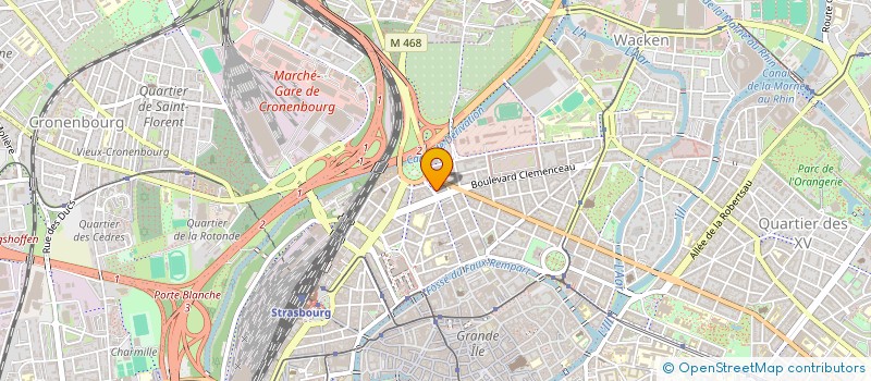 localisation de l'entreprise SCI BRANDT à STRASBOURG
